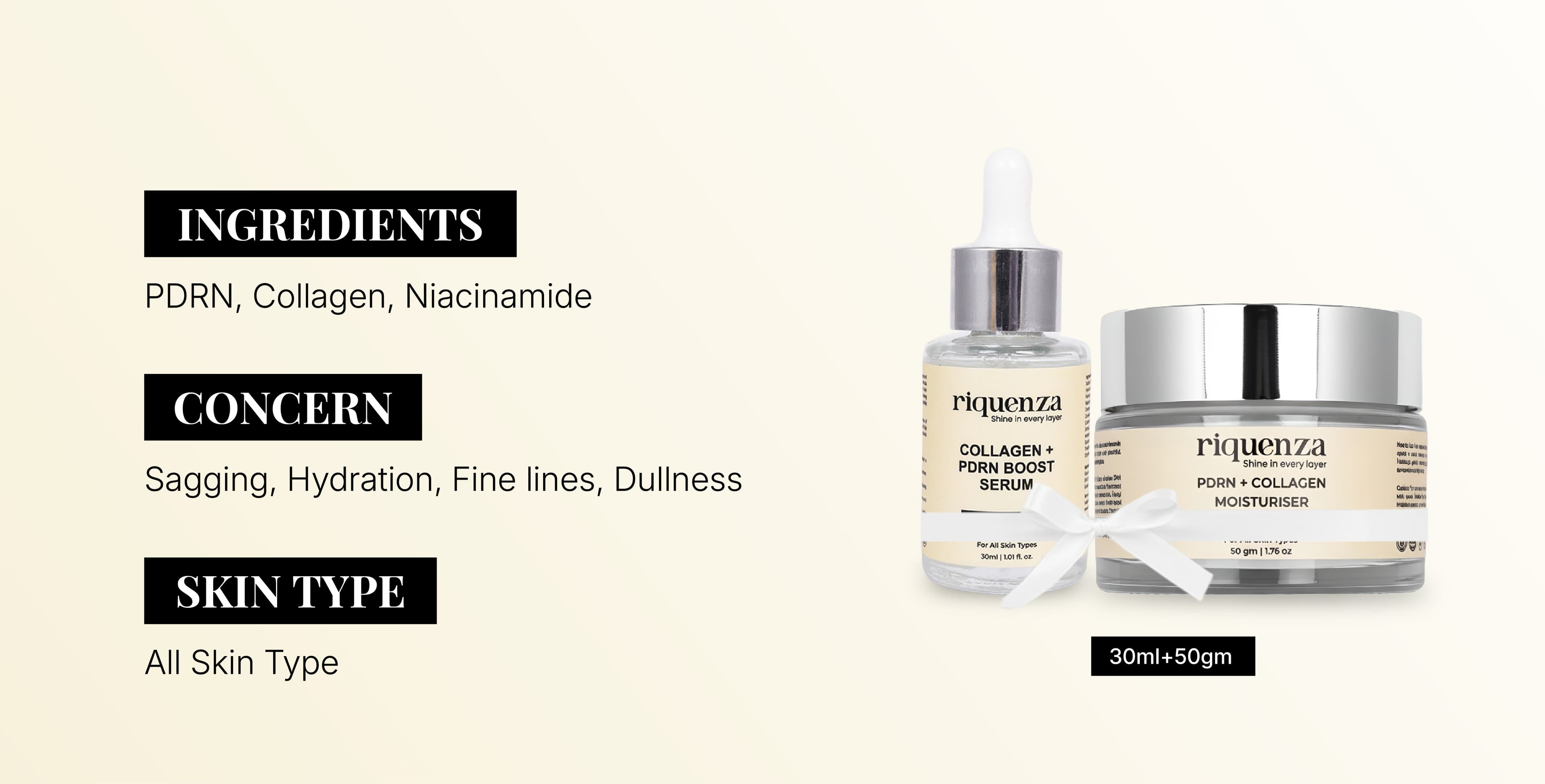 PDRN Collagen Boost Serum + Moisturiser